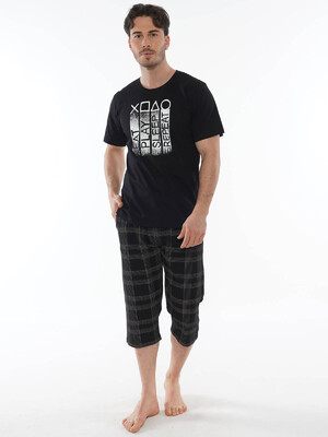 Купить Бавовняний комплект з капрі в клітинку GAZZAZ 0123081046 в Украина