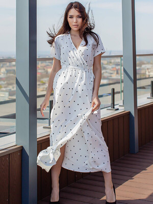 Купить Платье летнее на запах LINGERIE 170548 в Украина в Lingerie.ua - Одяг для дому та відпочинку, Фото 9