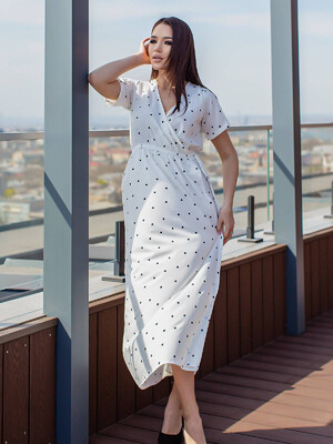 Купить Платье летнее на запах LINGERIE 170548 в Украина в Lingerie.ua - Одяг для дому та відпочинку, Фото 8