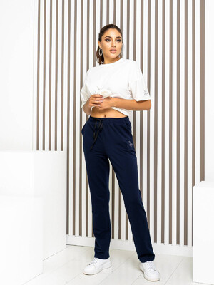 Купить Хлопковые брюки прямого покроя LINGERIE 170583  в Украина в Lingerie.ua - Одяг для дому та відпочинку, Фото 9