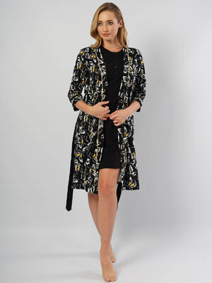 Купить Комплект из ночной сорочки и халата VIENETTA 1041530438 в Украина в Lingerie.ua - Одяг для дому та відпочинку, Фото 3