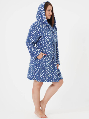 Купить Флисовый халат женский с капюшоном VIENETTA 1031676182 в Украина в Lingerie.ua - Одяг для дому та відпочинку, Фото 3