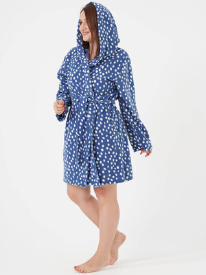 Купить Флисовый халат женский с капюшоном VIENETTA 1031676182 в Украина в Lingerie.ua - Одяг для дому та відпочинку, Фото 4