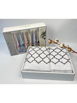 Купить НАБОР МАХРОВЫХ ПОЛОТЕНЕЦ  MAISON D`OR Lorenza   в Украина в Lingerie.ua - Одяг для дому та відпочинку, Фото 1