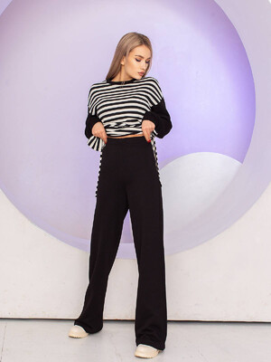 Купить Костюм трійка зі світшотом у смужку та бафом LINGERIE 170643 в Украина в Lingerie.ua - Одяг для дому та відпочинку, Фото 7