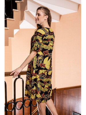 Купить Платье из штапелю с коротким рукавом COCOON J2-2369 в Украина в Lingerie.ua - Одяг для дому та відпочинку, Фото 2