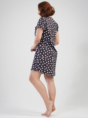 Купить Хлопковая туника с коротким рукавом VIENETTA 1100731081 в Украина в Lingerie.ua - Одяг для дому та відпочинку, Фото 5