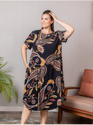 Купить Платье из вискозы свободного покроя COCOON J5-5110 в Украина