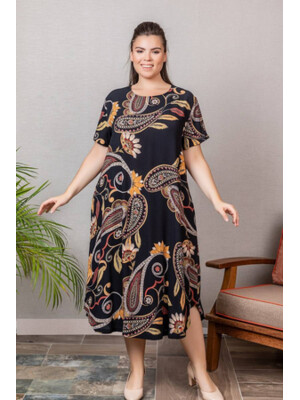 Купить Сукня з віскози вільного крою COCOON J5-5110 в Украина в Lingerie.ua - Одяг для дому та відпочинку, Фото 2