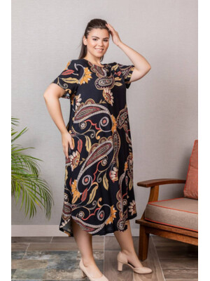 Купить Сукня з віскози вільного крою COCOON J5-5110 в Украина в Lingerie.ua - Одяг для дому та відпочинку, Фото 3