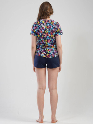 Купить Хлопковый комплект с шортами VIENETTA 1121030155 в Украина в Lingerie.ua - Одяг для дому та відпочинку, Фото 5