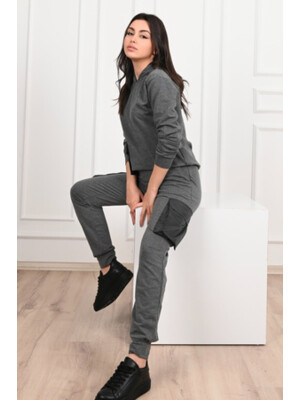 Купить Повседневный костюм женский с капюшоном ADROM 3225 в Украина