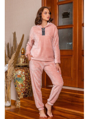 Купить Теплый женский костюм с капюшоном COCOON U84-5019 в Украина в Lingerie.ua - Одяг для дому та відпочинку, Фото 8