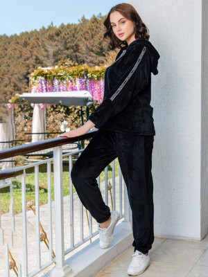 Купить Теплый женский костюм с капюшоном COCOON U84-5019 в Украина в Lingerie.ua - Одяг для дому та відпочинку, Фото 5