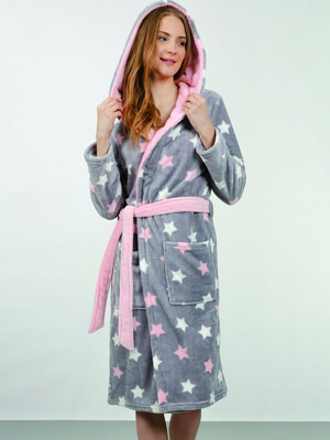 Купить Халат ANGELS SECRET 16027 вельсофт в Украина в Lingerie.ua - Одяг для дому та відпочинку, Фото 9