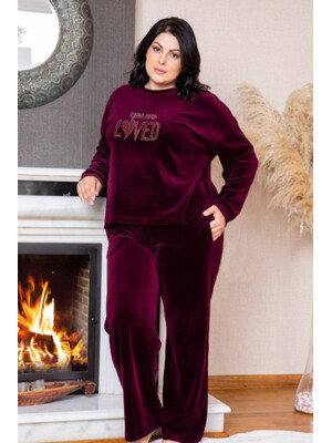 Купить Костюм велюровый COCOON U61-1122 большие размеры в Украина в Lingerie.ua - Одяг для дому та відпочинку, Фото 7