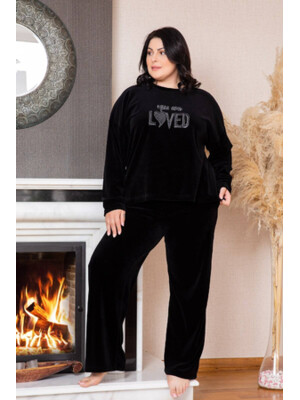 Купить Костюм велюровый COCOON U61-1122 большие размеры в Украина в Lingerie.ua - Одяг для дому та відпочинку, Фото 6