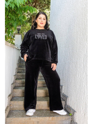 Купить Костюм велюровый COCOON U61-1122 большие размеры в Украина в Lingerie.ua - Одяг для дому та відпочинку, Фото 3