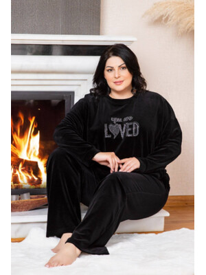 Купить Костюм велюровый COCOON U61-1122 большие размеры в Украина в Lingerie.ua - Одяг для дому та відпочинку, Фото 11