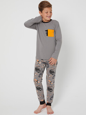 Купить Бавовняна піжама для хлопчика SVM 8320 в Украина в Lingerie.ua - Одяг для дому та відпочинку, Фото 2