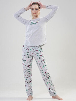 Купить Трикотажный домашний костюм с длинным рукавом VIENETTA 2041520414 в Украина в Lingerie.ua - Одяг для дому та відпочинку, Фото 12