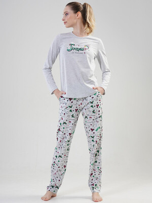 Купить Трикотажный домашний костюм с длинным рукавом VIENETTA 2041520414 в Украина в Lingerie.ua - Одяг для дому та відпочинку, Фото 9