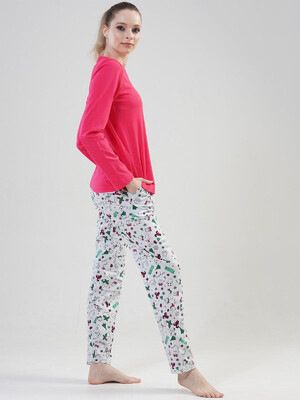 Купить Трикотажный домашний костюм с длинным рукавом VIENETTA 2041520414 в Украина в Lingerie.ua - Одяг для дому та відпочинку, Фото 7