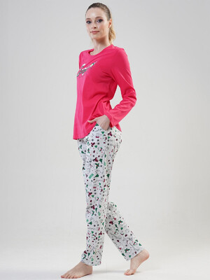 Купить Трикотажный домашний костюм с длинным рукавом VIENETTA 2041520414 в Украина в Lingerie.ua - Одяг для дому та відпочинку, Фото 6