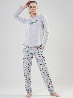 Купить Трикотажный домашний костюм с длинным рукавом VIENETTA 2041520414 в Украина в Lingerie.ua - Одяг для дому та відпочинку, Фото 13