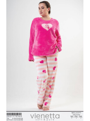 Плюшевий домашній жіночий костюм VIENETTA 2021170360