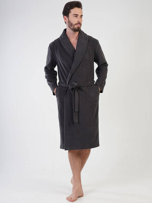 Купить Флісовий чоловічий халат VIENETTA MAN 2030850000 в Украина в Lingerie.ua - Одяг для дому та відпочинку, Фото 2