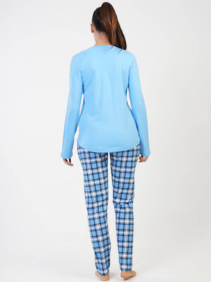 Купить Хлопковый комплект женский с длинным рукавом VIENETTA 2080205877 в Украина в Lingerie.ua - Одяг для дому та відпочинку, Фото 3