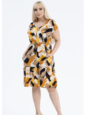 Купить Платье из вискозы с коротким рукавом и карманами JEN 03119  в Украина в Lingerie.ua - Одяг для дому та відпочинку, Фото 1