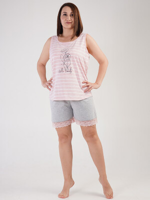 Купить Хлопковый комплект домашний с шортами VIENETTA 2115490000 в Украина в Lingerie.ua - Одяг для дому та відпочинку, Фото 1