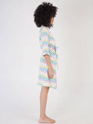 Купить Хлопковый халат на запах VIENETTA 2112560599 в Украина в Lingerie.ua - Одяг для дому та відпочинку, Фото 5