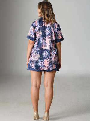 Купить Шелковая пижама с шортами VIENETTA 1610695128  в Украина в Lingerie.ua - Одяг для дому та відпочинку, Фото 5