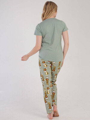 Купить Хлопковый комплект с брюками  VIENETTA 2122175889 в Украина в Lingerie.ua - Одяг для дому та відпочинку, Фото 2