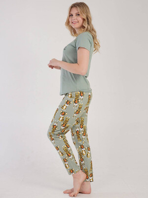 Купить Хлопковый комплект с брюками  VIENETTA 2122175889 в Украина в Lingerie.ua - Одяг для дому та відпочинку, Фото 3