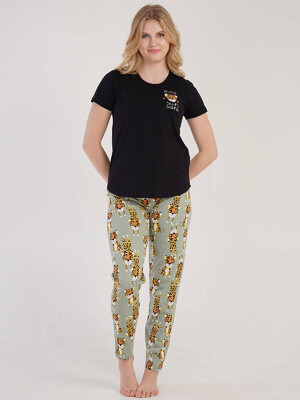 Купить Хлопковый комплект с брюками  VIENETTA 2122175889 в Украина в Lingerie.ua - Одяг для дому та відпочинку, Фото 5