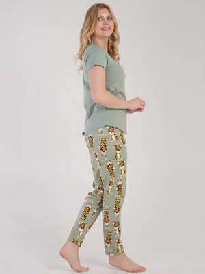 Купить Хлопковый комплект с брюками  VIENETTA 2122175889 в Украина в Lingerie.ua - Одяг для дому та відпочинку, Фото 6