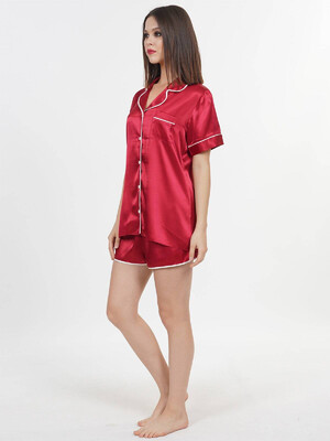 Купить Шёлковый комплект с шортами VIENETTA SATEEN 1608244856  в Украина в Lingerie.ua - Одяг для дому та відпочинку, Фото 2