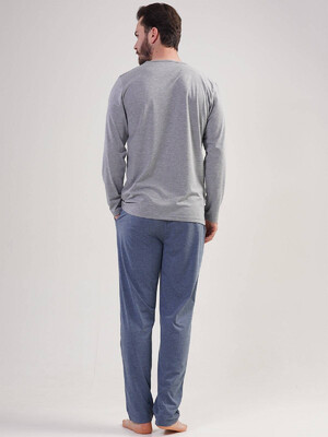 Купить Бавовняна піжама з довгим рукавом VIENETTA MAN 2041270000 в Украина в Lingerie.ua - Одяг для дому та відпочинку, Фото 3