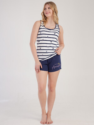 Купить Хлопковый комплект с шортами VIENETTA 2116180430 в Украина в Lingerie.ua - Одяг для дому та відпочинку, Фото 3