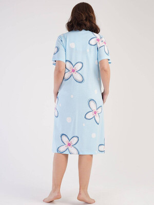 Купить Хлопковый халат на молнии VIENETTA 2121771507 в Украина в Lingerie.ua - Одяг для дому та відпочинку, Фото 3