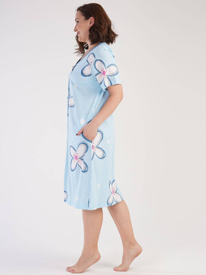 Купить Хлопковый халат на молнии VIENETTA 2121771507 в Украина в Lingerie.ua - Одяг для дому та відпочинку, Фото 5