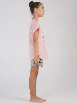 Купить Хлопковый комплект с шортами VIENETTA KIDS 2125841708 в Украина в Lingerie.ua - Одяг для дому та відпочинку, Фото 5