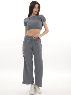 Купить Муслиновый комплект летний с брюками V SoftShow 004 в Украина в Lingerie.ua - Одяг для дому та відпочинку, Фото 13