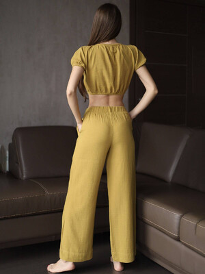 Купить Муслиновый комплект летний с брюками V SoftShow 004 в Украина в Lingerie.ua - Одяг для дому та відпочинку, Фото 10