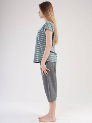 Купить Хлопковый комплект с капри VIENETTA 2125540000 в Украина в Lingerie.ua - Одяг для дому та відпочинку, Фото 3