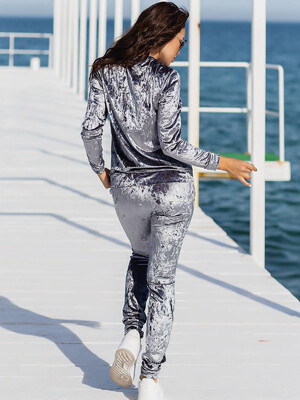 Купить Світшот з оксамиту LINGERIE 170056-1 Luxury в Украина в Lingerie.ua - Одяг для дому та відпочинку, Фото 5